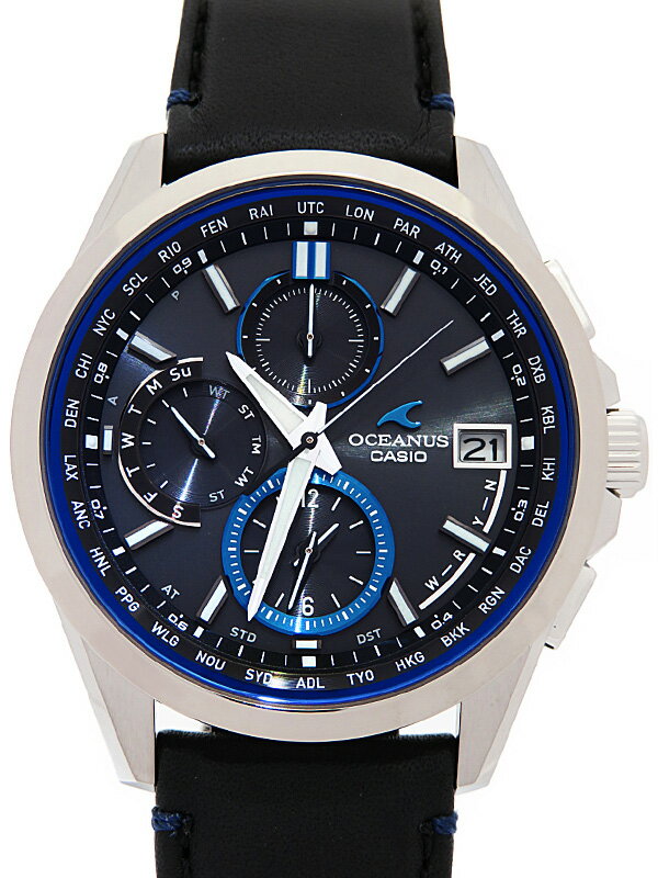 【CASIO】【OCEANUS】【’18年購入】【美品】カシオ『オシアナス クラシックライン』OCW-T2600L-1AJF メンズ ソーラー