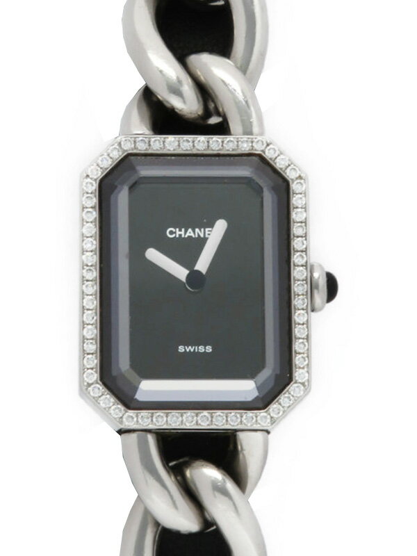 CHANEL】【電池交換済】シャネル『プルミエール ベゼルダイヤ XLサイズ  