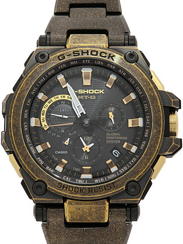 【CASIO】【G-SHOCK】【美品】カシオ『Gショック MT-G ヴィンテージモデル』MTG-G1000BS-1AJR メンズ ソーラー