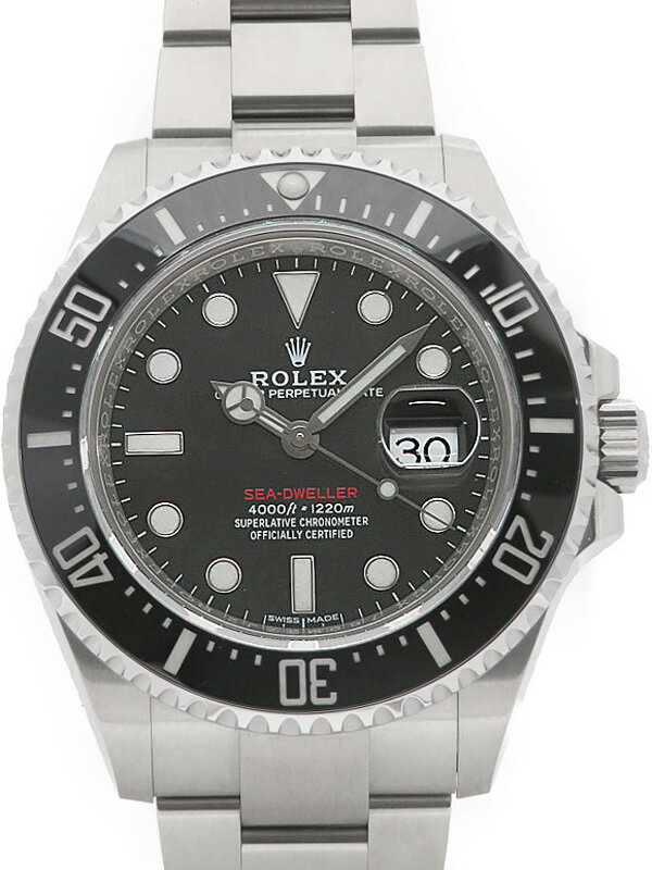 【ROLEX】ロレックス『シードゥエラー 赤シード』126600 ランダム番 メンズ 自動巻き 12ヶ月保証【中古】