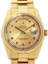 【ROLEX】ロレックス『デイデイト 10Pルビー＆サークルダイヤ』118238LR P番’00年頃 ...