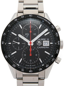 【TAG Heuer】【’17年購入】タグホイヤー『カレラ クロノグラフ キャリバー16』CV201AK.BA0727 メンズ 自動巻き 3ヶ月保証【中古】b01w/h08A