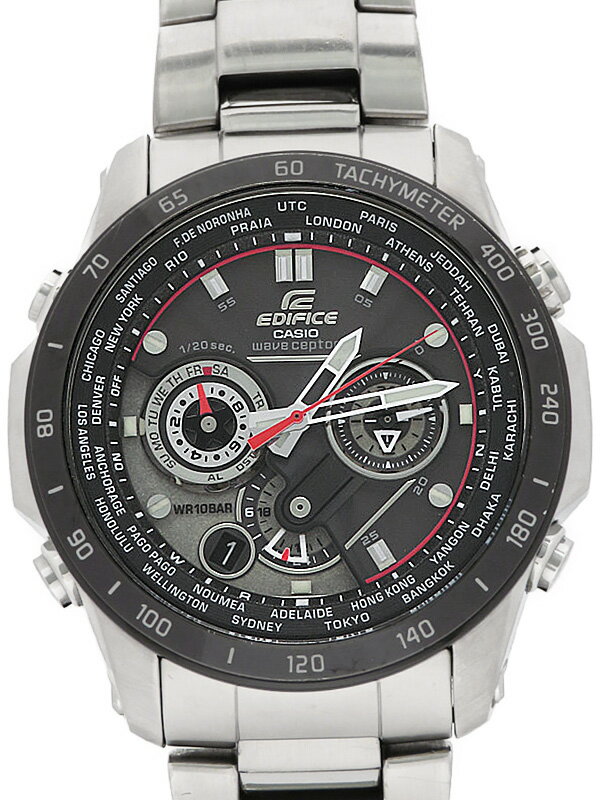 【CASIO】【EDIFICE】カシオ『エディフィス』EQW-M1000DB-1A メンズ ソーラー電波クォーツ 1週間保証【中古