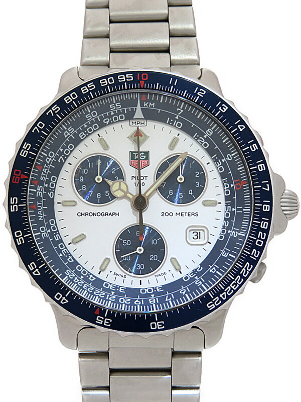 【TAG Heuer】【OH済】タグホイヤー『パイロット クロノグラフ