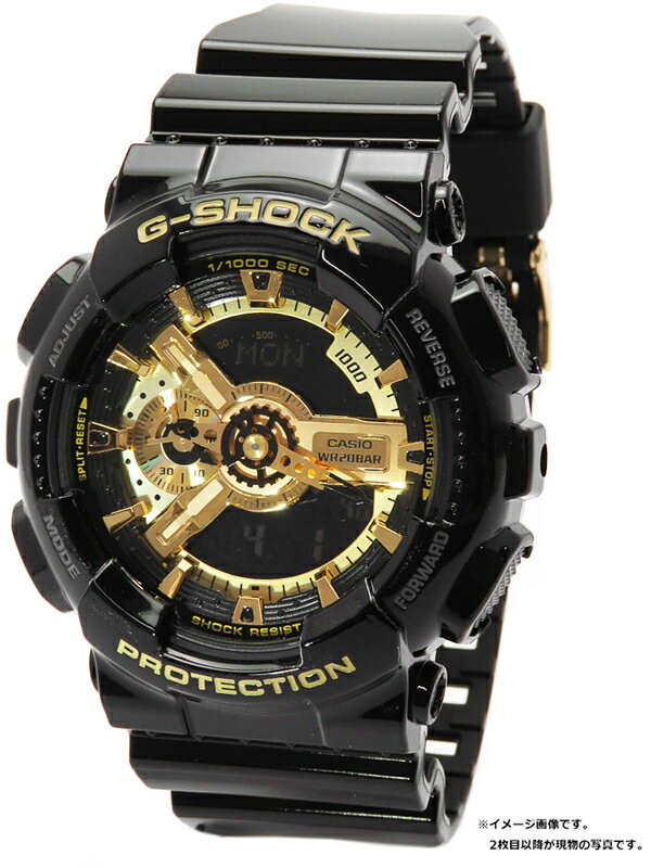 【高山質店】公式オンラインショップ【CASIO】【G-SHOCK】カシオ『Gショック ブラック×ゴールドシリーズ』GA-110GB-1AJF