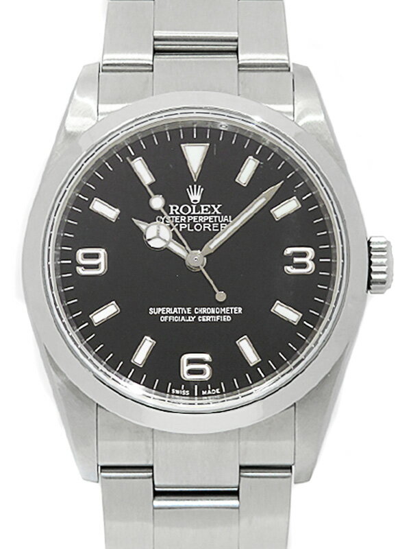 【ROLEX】ロレックス『エクスプローラー1』114270 Z番’06年頃製 メンズ 自動巻き 12ヶ月保証【中古】b02w/h03A