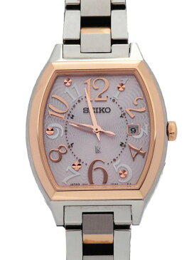 【SEIKO】【LUKIA】【’18年購入】セイコー『ルキア エコドライブ』SSVW048 1B22-0BB0 83****番 レディース ソーラー電波クォーツ 1週間保証【中古】b02w/h03A