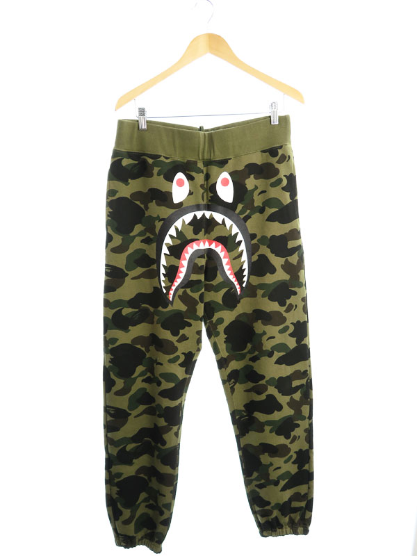 【A BATHING APE】【シャーク】【日本製】【ボトムス】アベイシングエイプ『裏起毛 スウェットパンツ sizeXL