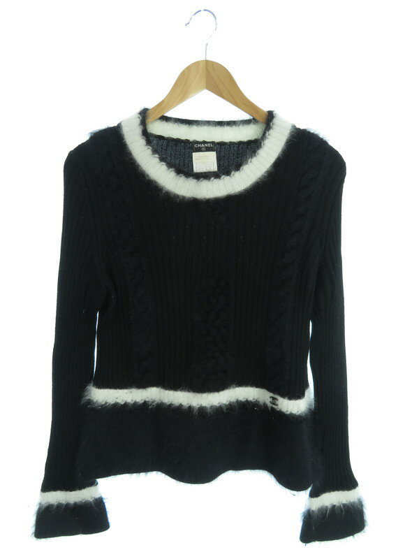 【CHANEL シャネル　長袖ニット】 CHANEL】【2002年秋冬】【イタリア製】【トップス】シャネル