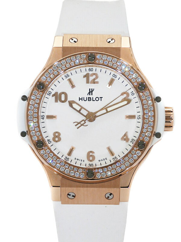 【HUBLOT】【PGケース】【'19年購入】ウブロ『ビッグバン ベゼルダイヤ』361.PE.201 ...