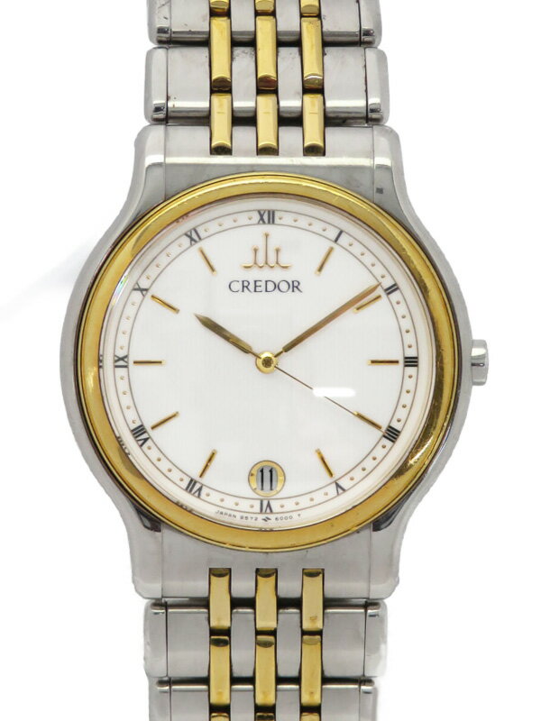 SEIKO】【YGベゼル】【電池交換済】セイコー『クレドール SEIKO】【YGベゼル】【電池交換済】セイコー『クレドール