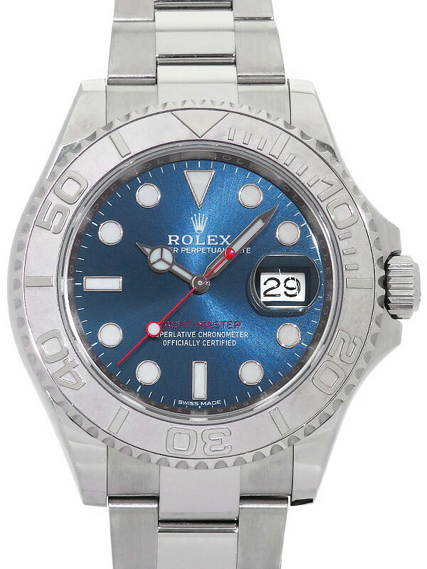 【ROLEX】【’18年購入】【仕上済】ロレックス『ヨットマスターロレジウム』116622 ランダム番 メンズ 自動巻き 12ヶ月保証【中古】