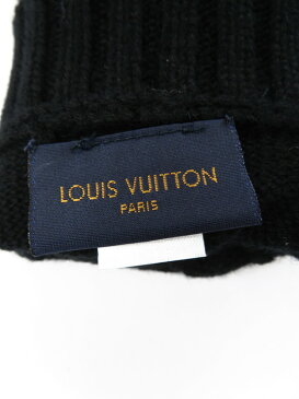 【LOUIS VUITTON】【カシミヤ】【ニットグローブ】【イギリス製】ルイヴィトン『ゴン・ヘルシンキ』M72682 メンズ 手袋 1週間保証【中古】b01f/h13A