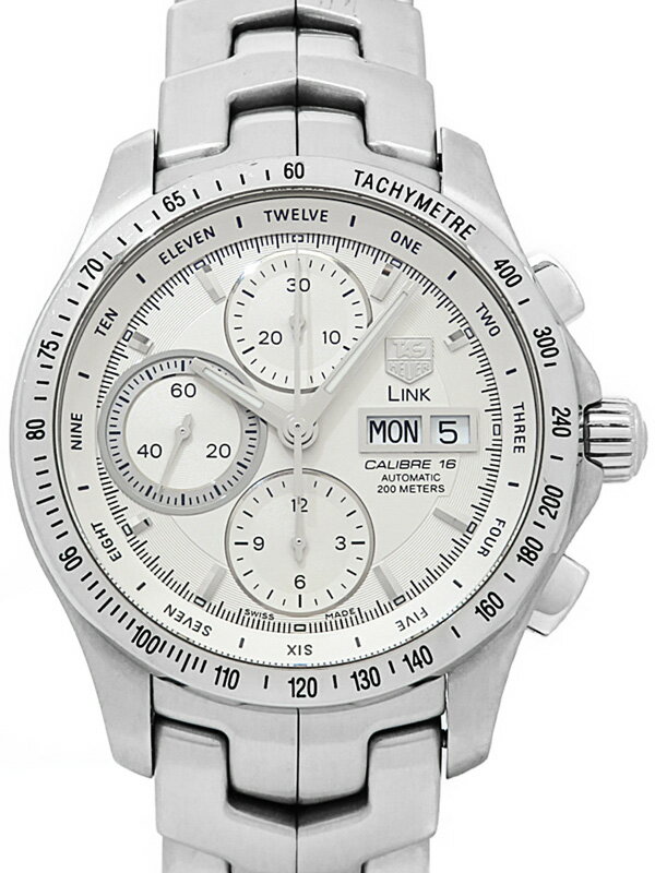 【TAG Heuer】【裏スケ】【内部点検済】タグホイヤー『リンク クロノグラフ デイデイト』CJF ...