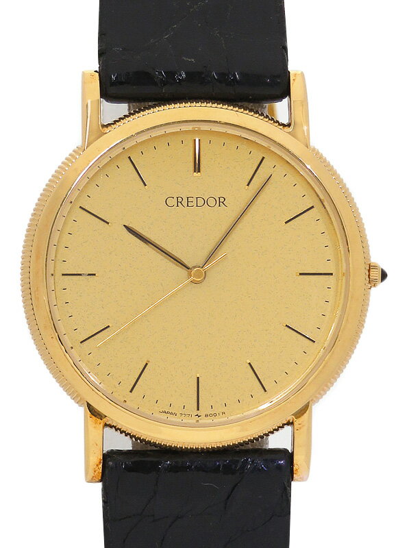 SEIKO】【CREDOR】【YGケース】【電池交換済】セイコー SEIKO】【CREDOR】【YGケース】【電池交換済】セイコー