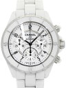 【CHANEL】シャネル『J12 ホワイトセラミック クロノグラフ41mm』H1007 メンズ 自動 ...