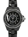 【CHANEL】【電池交換・仕上済】シャネル『J12 ブラックセラミック 29mm 8Pダイヤ』H2 ...