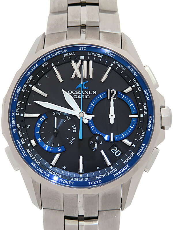 【CASIO】【OCEANUS】カシオ『オシアナス マンタ』OCW-S3400-1AJF メンズ ソ ...