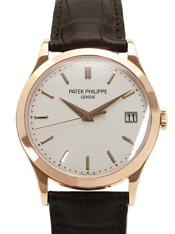 【PATEK PHILIPPE】【RGケース】【裏スケ】パテックフィリップ『カラトラバ』5296R- ...