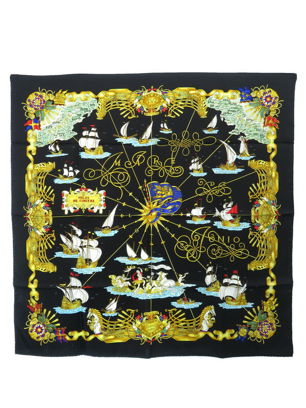 HERMES】【VOILES DE LUMIERE】【フランス製】エルメス『カレ90 HERMES】【VOILES DE LUMIERE】【フランス製】エルメス『カレ90