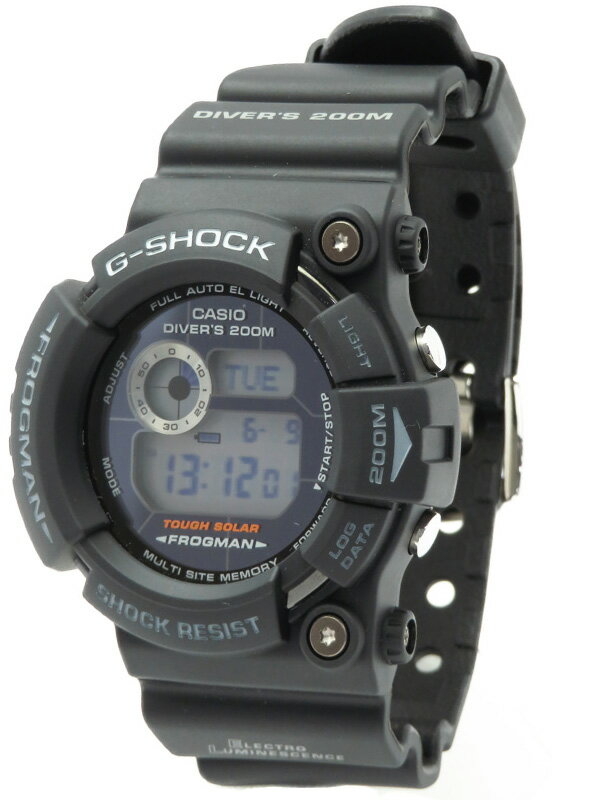 CASIO】【G-SHOCK】カシオ『Gショック フロッグマン ブラック CASIO】【G-SHOCK】カシオ『Gショック フロッグマン ブラック
