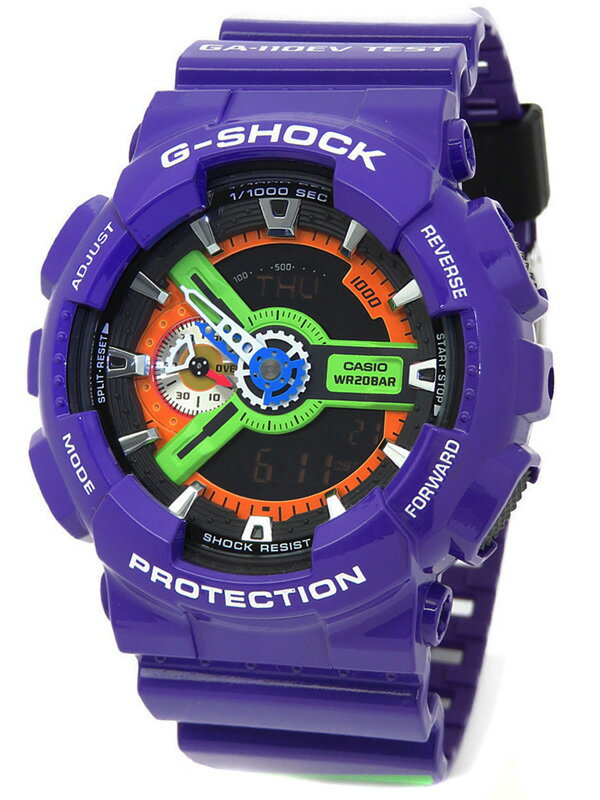 ãCASIOããG-SHOCKããEVANGELION åå·æ©ãã黿± äº¤ææ¸ãã«ã·ãªãGã·ã§ã㯠ã¨ã´ã¡ã³ã²ãªã²ã³æ°åå ´çã³ã©ãã¢ãã«ãGA-110EV-6A ã¡ã³ãº ã¯ã©ã¼ã ãä¸å¤