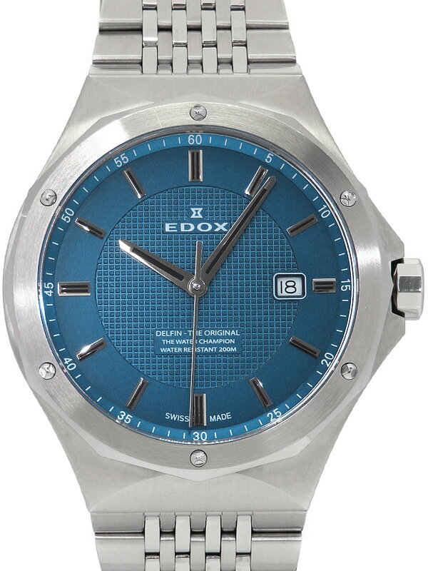 【EDOX】【電池交換済】エドックス『デルフィン』53005-3M