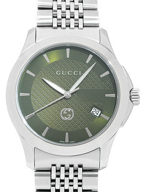 【GUCCI】グッチ『Gタイムレス』YA1264108 メンズ クォーツ 1週間保証【中古】(3200145260018): メンズ腕時計