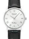 【ROLEX】【WGケース】【シルバーローマン】【仕上済】ロレックス『チェリーニ クラシック』5115/9 ランダム番 ボーイズ 手巻き 12ヶ月保証【中古】