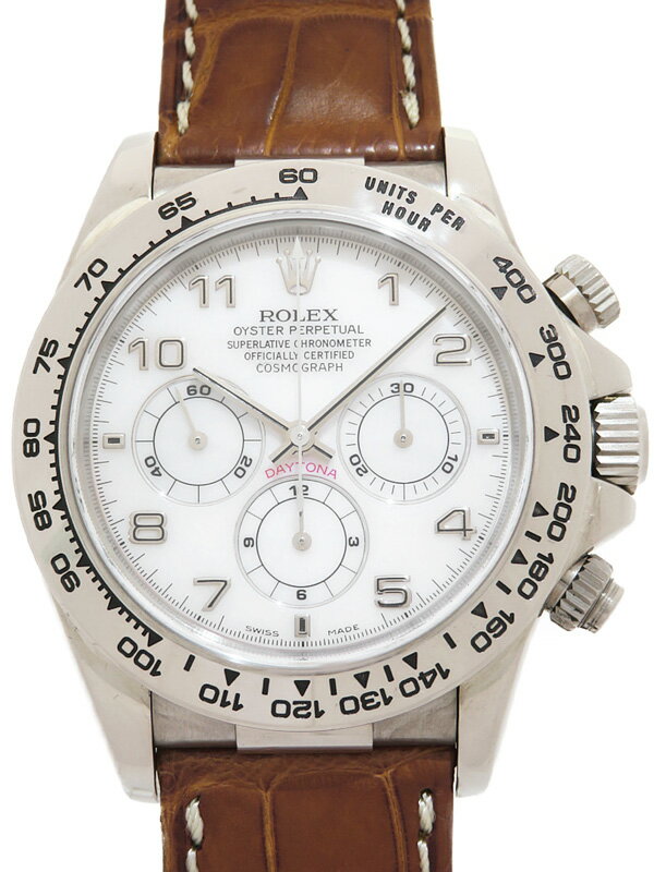 ROLEX】【OH・仕上済】【WGケース】【シェルアラビア】ロレックス