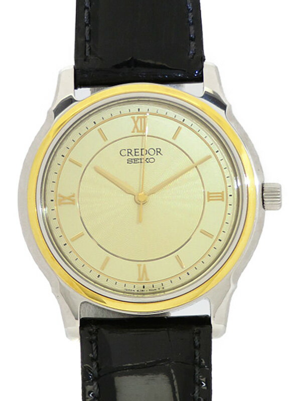 SEIKO】【YGベゼル】【電池交換済】セイコー『クレドール SEIKO】【YGベゼル】【電池交換済】セイコー『クレドール
