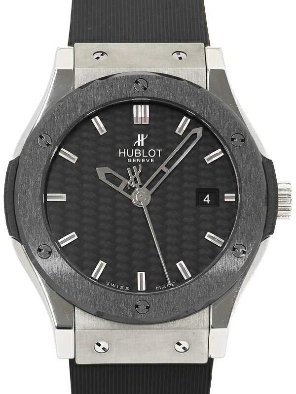 【HUBLOT】【裏スケ】【仕上済】ウブロ『クラシック フュージョン ジルコニウム セラミック42m ...