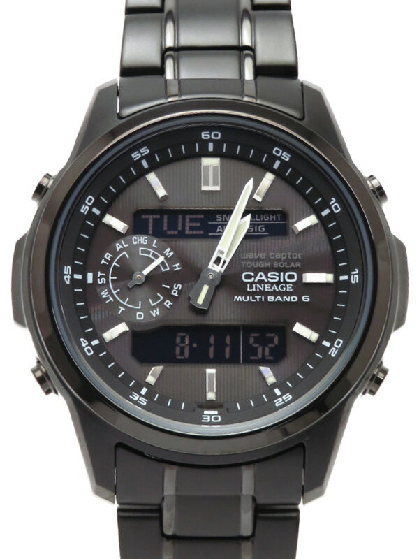 カシオ CASIO リニエージ 電波 ソーラー メンズ 腕時計 LCW-M300DB-1AJF 国内正規 ブラック 