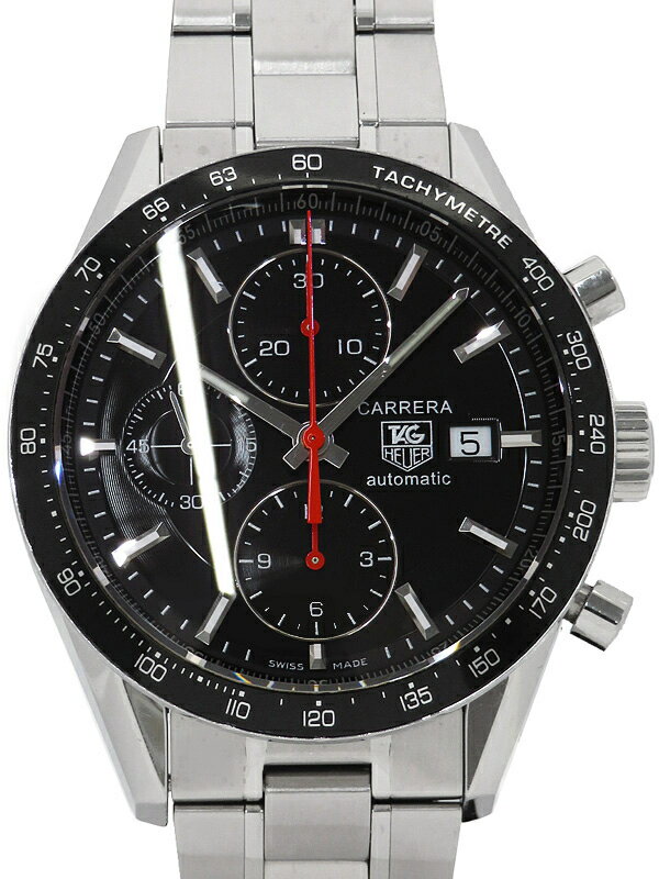 【TAG Heuer】【裏スケ】【OH済】タグホイヤー『カレラ タキメーター クロノグラフ レーシン ...