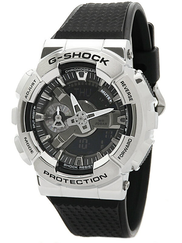 【CASIO】【G-SHOCK】カシオ『Gショック Metal Coverd ライン』GM-110-1A メンズ クォーツ 1週間保証【中古