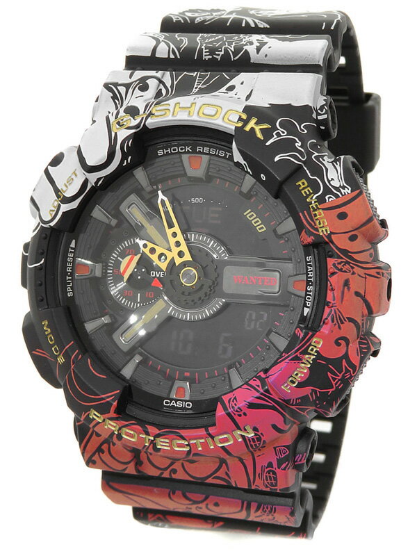 【CASIO】【G-SHOCK×ONE PIECE】カシオ『Gショック ワンピースコラボモデル』GA-110JOP-1A4JR メンズ