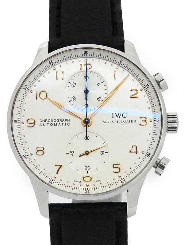 【IWC】【内部点検・仕上済】インターナショナルウォッチカンパニー『ポルトギーゼ クロノグラフ』IW ...