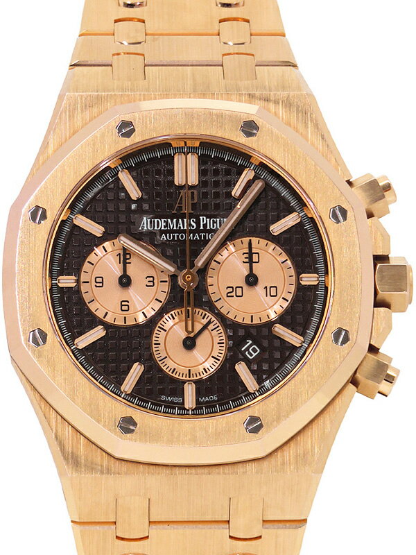 【AUDEMARS PIGUET】【PG】オーデマピゲ『ロイヤルオーク クロノ 41mm』26331OR.OO.1220OR.02 メンズ 自動巻き 6ヶ月保証【中古】