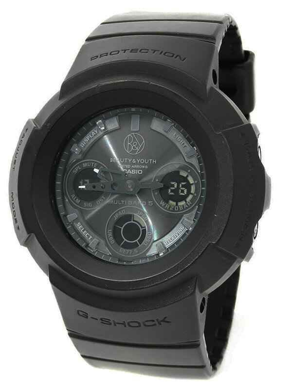 【CASIO】【G-SHOCK×UNITED ARROWS】カシオ『Gショック ユナイテッドアローズ BEAUTY & YOUTH』AWG-M500BY-1A メンズ ソーラー電波 1週間保証