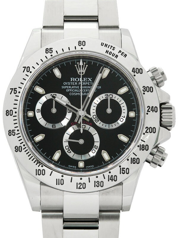 ROLEX】【黒文字盤】【クロマライト】【鏡面バックル】【'15年