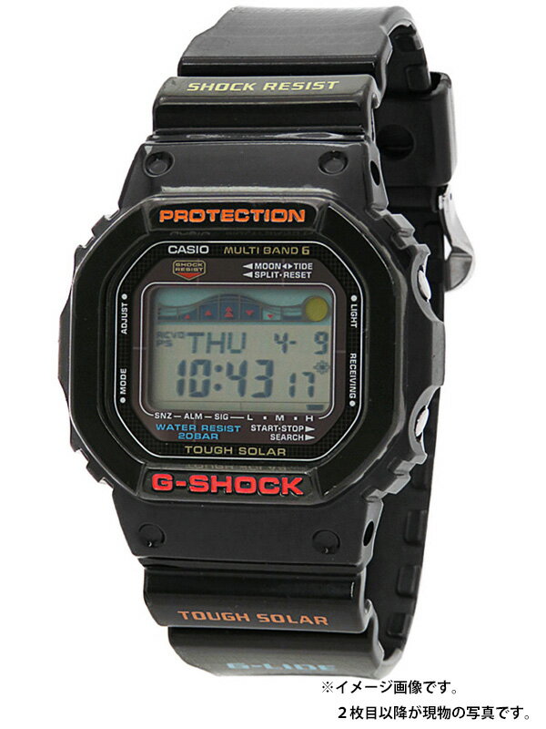 【CASIO】【G-SHOCK】カシオ『Gショック Gライド』GWX-5600-1 ボーイズ ソーラー電波クォーツ 1週間保証【中古