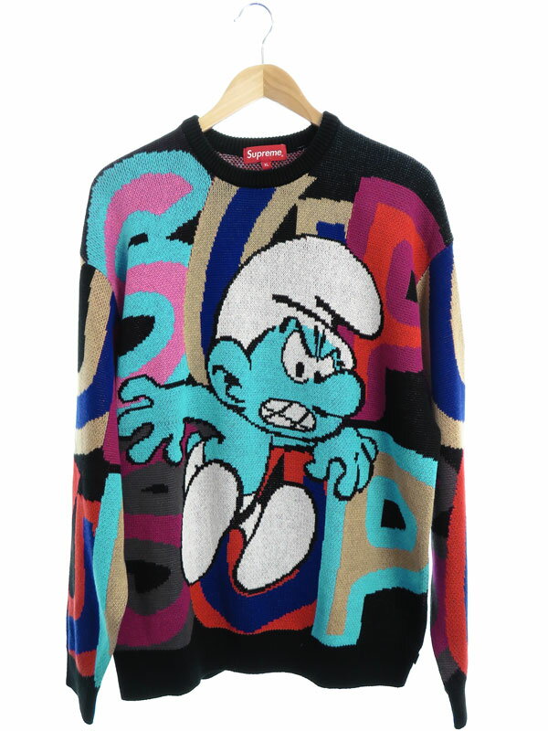 【Supreme】【Smurfs Sweater】【スマーフ】【トップス