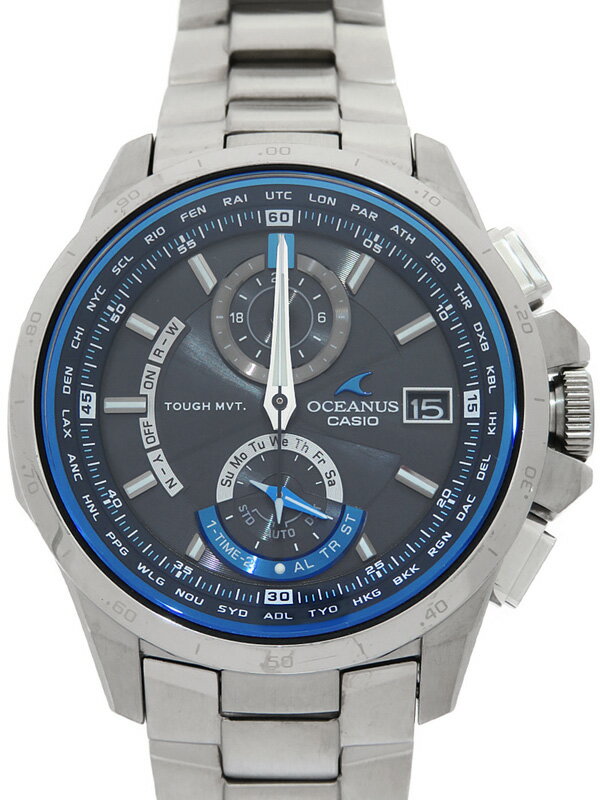 【CASIO】【OCEANUS】カシオ『オシアナス』OCW-T1000-1AJF メンズ ソーラー電波クォーツ 1週間保証【中古