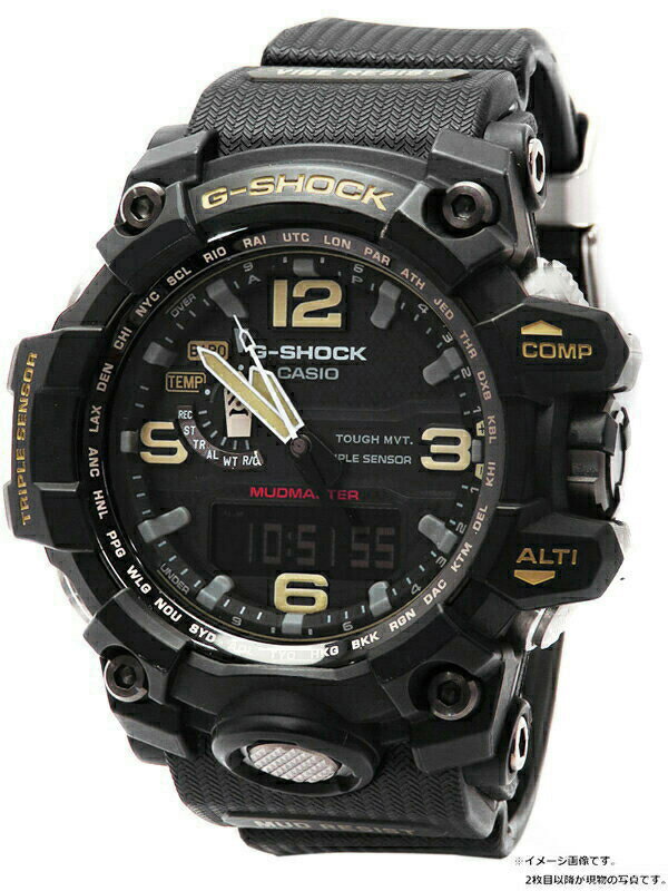 【CASIO】【G-SHOCK】カシオ『Gショック マッドマスター』GWG-1000-1AJF メンズ ソーラー電波クォーツ 1週間保証【中古