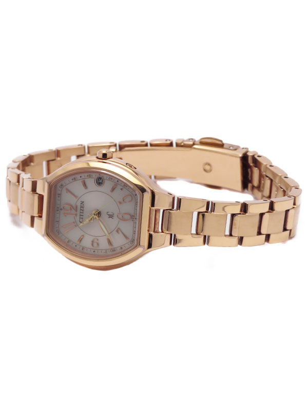 【CITIZEN】【XC】シチズン『クロスシー』ES9362-52W レディース ソーラー電波クォーツ 1週間保証【中古】