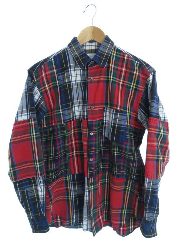 COMME des GARCONS SHIRT】【パッチワーク】【フランス製 COMME des GARCONS SHIRT】【パッチワーク】【フランス製