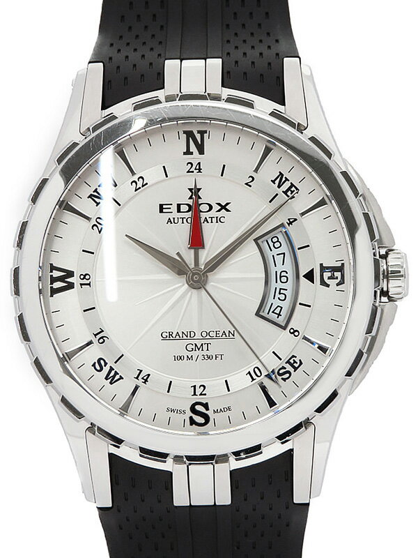 EDOX】【裏スケ】エドックス『グランドオーシャン GMT』93004-3 EDOX】【裏スケ】エドックス『グランドオーシャン GMT』93004-3