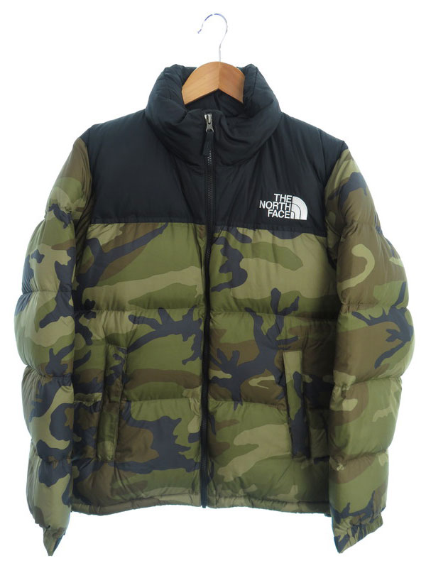 【THE NORTH FACE】【ノベルティーヌプシジャケット】ザノースフェイス『カモフラ柄ダウンジャケット sizeM』ND91842 メンズ ブルゾン 1週間保証【中古】