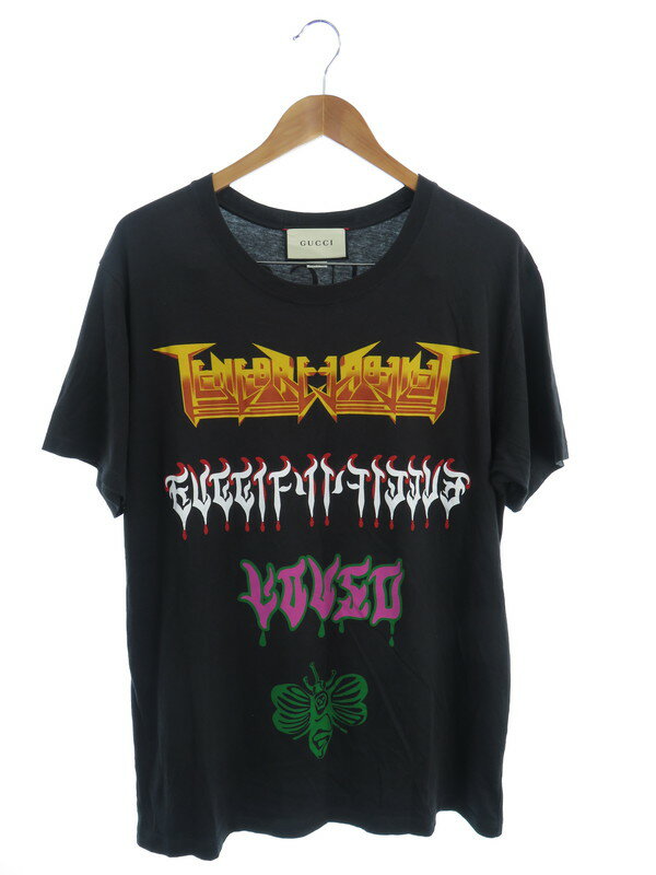 GUCCI】【メタルプリントTシャツ】【イタリア製】グッチ『半袖T GUCCI】【メタルプリントTシャツ】【イタリア製】グッチ『半袖T