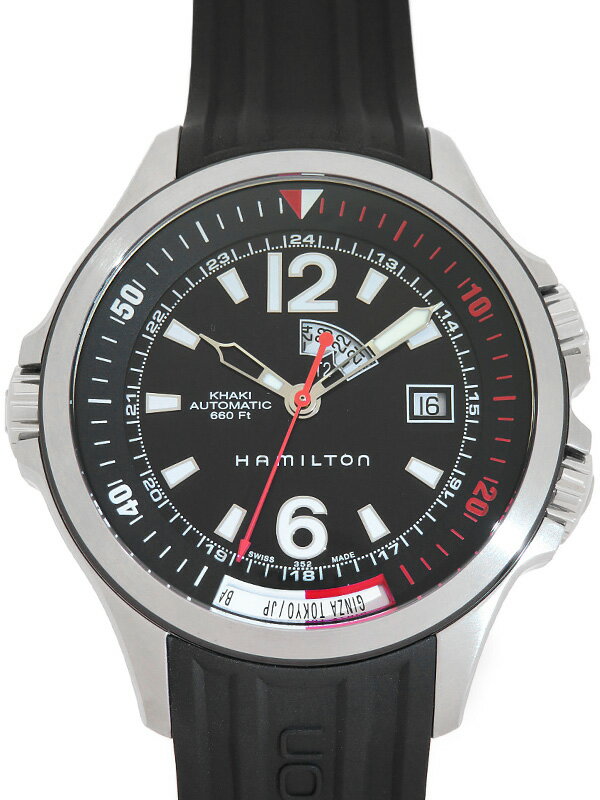 HAMILTON】【裏スケ】ハミルトン『カーキ ネイビー』H77555335 HAMILTON】【裏スケ】ハミルトン『カーキ ネイビー』H77555335